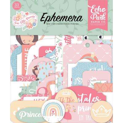 Echo Park Our Little Princess Die Cuts - Ephemera